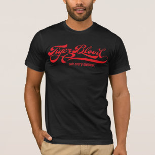 T-shirt J'ai la chemise d'homme de sang de tigre