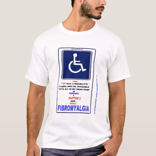 T-shirt J'ai la fibromyalgie (Devant)