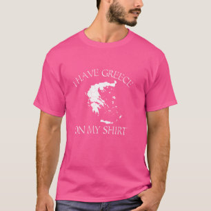 T-shirt J'Ai La Grèce Sur Ma Chemise Drôle Grec Européen C