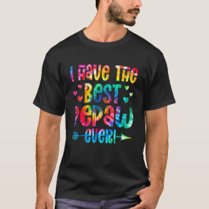 T-shirt J'Ai La Meilleure Pepaw Jamais Tie Dye Fête des pè