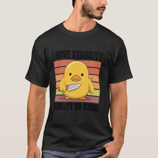 T-shirt J'Ai La Stabilité De Stab (Devant)