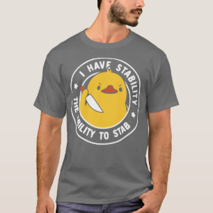 T-shirt J'Ai La Stabilité De Stab Par Tobe Fonse