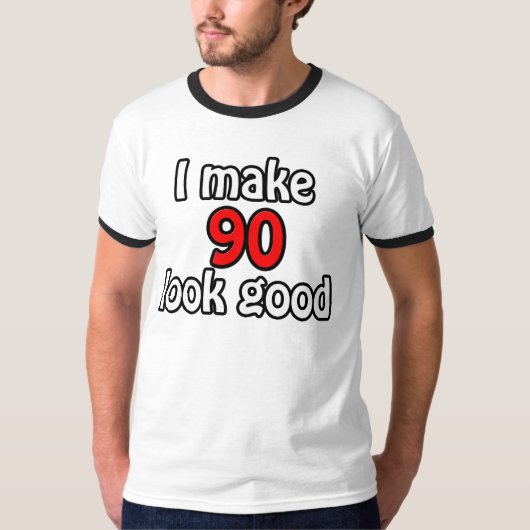 T-shirt J'ai l'air de 90 (Devant)