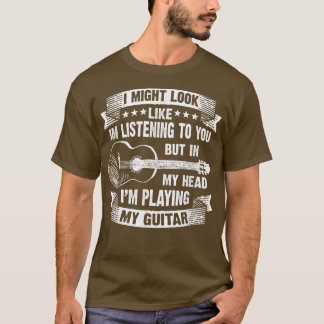 T-shirt J'Ai L'Air D'Écouter Un Amoureux De Musique Guitar