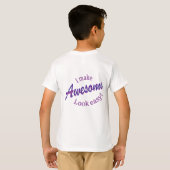 T-shirt J'Ai L'Air Facile (Dos entier)