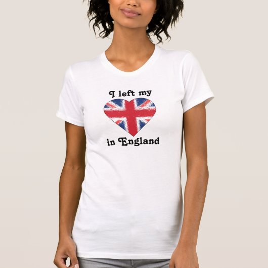 T-shirt J'ai laissé mon coeur en Angleterre (Devant)