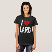 T-SHIRT J'AI LE COEUR [AMOUR] LARD (Devant entier)
