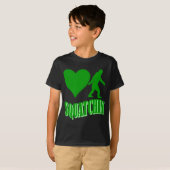 T-shirt J'ai le coeur squatchine (Devant entier)