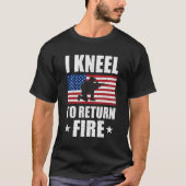 T-shirt J'Ai Le Kneel Pour Renvoyer Un Vétéran De L'Armée  (Devant)