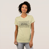 T-shirt J'ai le RYTHME ADAPTÉ (Devant entier)