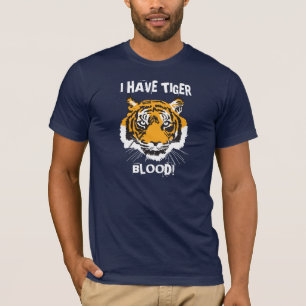 T-shirt J'ai le sang de tigre