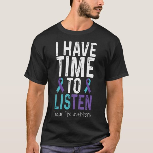T-shirt J'Ai Le Temps D'Écouter - Experts En Prévention Du (Devant)