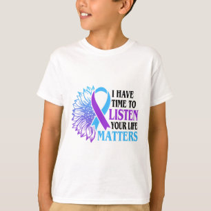 T-shirt J'Ai Le Temps D'Écouter Vos Problèmes De Vie Suici