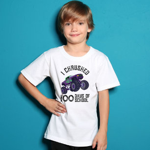 T-shirt J'ai loué 100 jours de camion monstre vert de l'éc