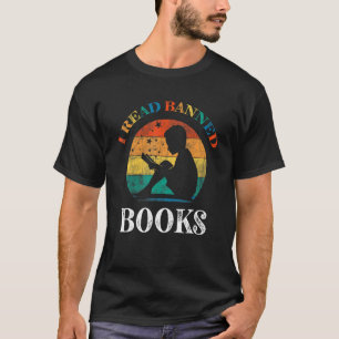 T-shirt J'Ai Lu Banned Books Reader Bookworm