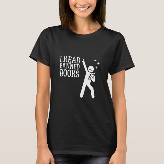 T-shirt J'ai lu Banned Books Reader Bookworm 4 (Devant)