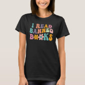 T-shirt J'ai lu Banned Books Week Librarian Reader Bookwor (Devant)