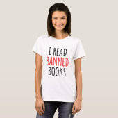 T-shirt J'Ai Lu Des Livres Interdits Drôle Citation (Devant entier)