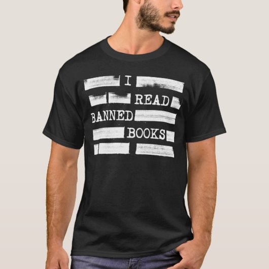 T-shirt J'Ai Lu Des Livres Interdits Refusés (Devant)