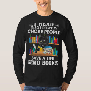 T-shirt J'Ai Lu Donc Je Ne Choque Pas Les Gens Retro Black