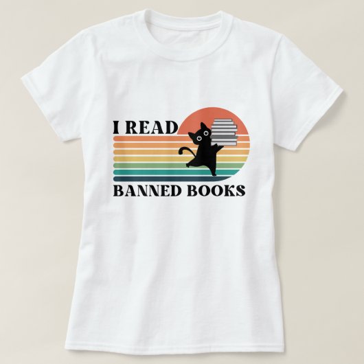 T-shirt J'ai lu les livres interdits des lecteurs (Design devant)