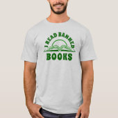 T-shirt J'ai lu livre interdit texte vert conception T-shi (Devant)