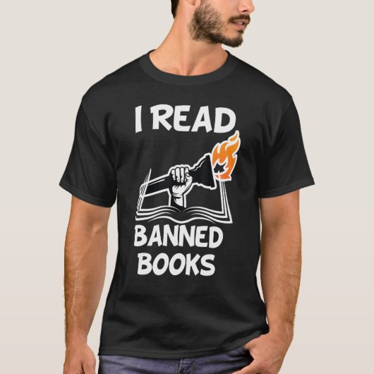 T-shirt J'Ai Lu Livres Interdits Lecteurs Avid Livre Bibli (Devant)