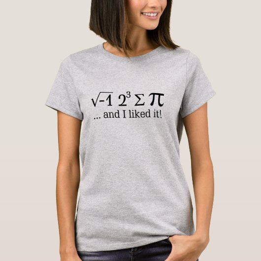 T-shirt J'ai mangé un certain tarte et je l'ai aimé (Devant)