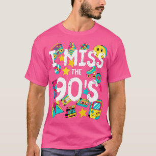 T-shirt J'ai manqué les années 90 Vintage 1990 Throwback