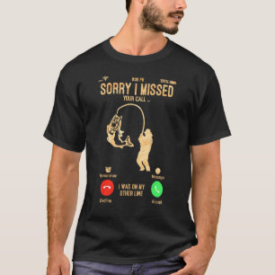 T-shirt J'Ai Manqué Ton Call Fishing Fisherman, J'Étais Da