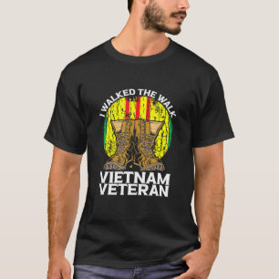 T-shirt J'Ai Marché La Marche Vietnam Vétérinaire Américai