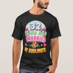 T-shirt J'Ai Marié Mon Âne Il Y A 32 Ans 32E Mariage An