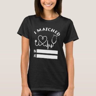 T-shirt J'Ai Matché Futur Médecin Résidence Match