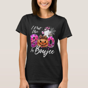 T-shirt J'Ai Mis Le Boo À Boujee Cute Leopard Boujie Ghost