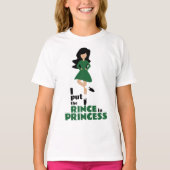 T-shirt J'ai mis le coing dans la princesse Black Hair Dan (Devant)