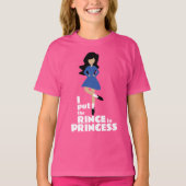 T-shirt J'ai mis le coing dans la princesse Black Hair Dan (Devant)
