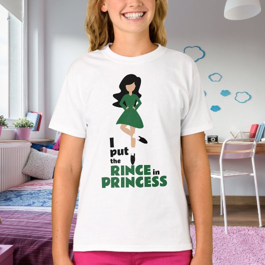 T-shirt J'ai mis le coing dans la princesse Black Hair Dan