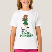 T-shirt J'ai mis le coing dans la princesse Brown cheveux (Devant)