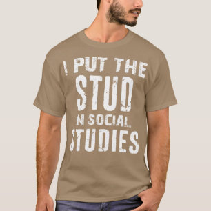 T-shirt J'Ai Mis L'Étudiant En Études Sociales Drôle Disth
