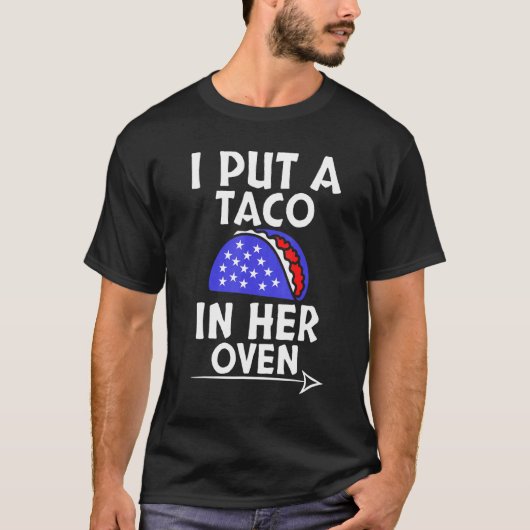 T-shirt J'Ai Mis Un Taco Dans Ce Comptable D'Évangile Du F (Devant)
