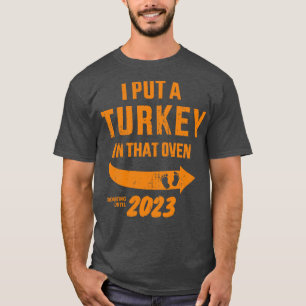 T-shirt J'ai mis une dinde dans ce four papa grossesse tha