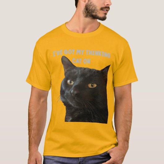 T-shirt J'ai mon chat de pensée sur la citation amusante d (Devant)