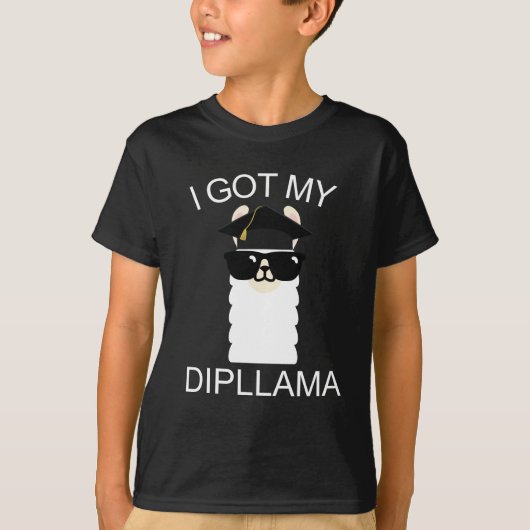 T-shirt J'Ai Mon Dipllama (Devant)