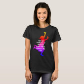 T-shirt J'ai mon exercice... noir avec lettrage blanc (Devant entier)