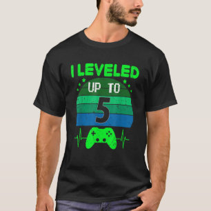 T-shirt J'ai nivelé jusqu'à 5e Anniversaire jeu vidéo cade