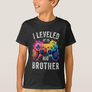 T-shirt J'ai nivelé jusqu'à Big Brother Funny Gamer Splash