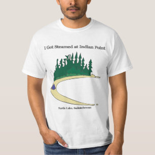 T-shirt J'ai obtenu cuit à la vapeur au point indien