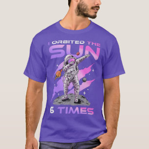 T-shirt J'Ai Orbité Le Soleil 6 Fois, 6 Anniversaire Astro