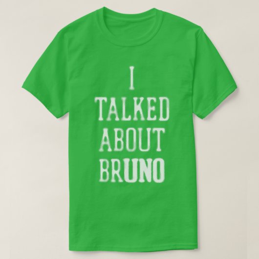 T-shirt J'Ai Parlé De Typographie (Design devant)