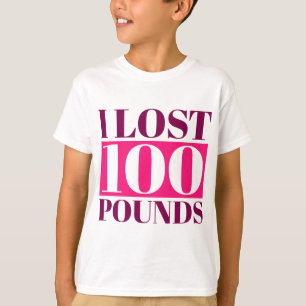 T-shirt J'Ai Perdu 100 Livres, Perte De Poids Motivation &